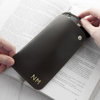 Personalised Leather Glasses Case, 5 of 12