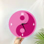 Yin Yang Circle Shaped Decorative Clock, thumbnail 1 of 7