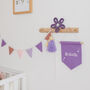 Purple Personalised Felt Banner, thumbnail 1 of 5