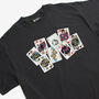 Newcastle Scattered Playing Cards T Shirt, thumbnail 3 of 4