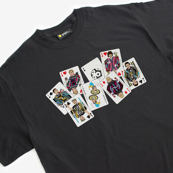 Newcastle Scattered Playing Cards T Shirt, 3 of 4