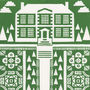 Manor Garden Screen Print Available In More Colours, thumbnail 7 of 7