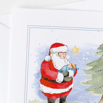 Christmas Card Santa Ideal For Grandchildren, 5 of 7