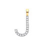 Fine Diamond 9ct Solid Gold Initial Letter Pendant Necklace, thumbnail 10 of 12