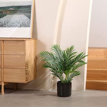 Artificial Fake Palm Tree Decorative Faux Plants, 6 of 11