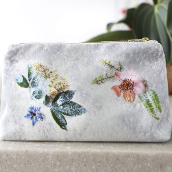 Birthday Flower Gift For Her – Socks, Scarf, Makeup Bag, 6 of 9