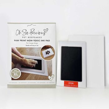 Pet Safe Non Toxic Paw Print Ink Pad Kit For Larger Paws, 6 of 7