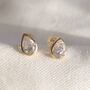 Pear Diamond Stud Earrings, thumbnail 1 of 2