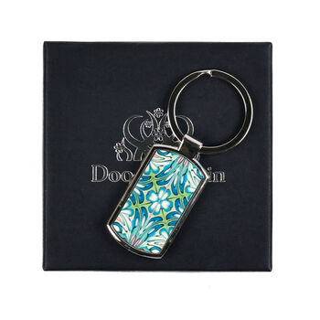 Flourishing Garden Millefiori Handprinted Keyring, 3 of 8