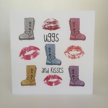 'Hugs And Kisses' All Purpose Card, 2 of 4
