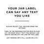 Sweet Jar With Personalised Label, thumbnail 8 of 11