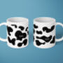 Cow Print Personalised Mug Premium Quality, thumbnail 5 of 5