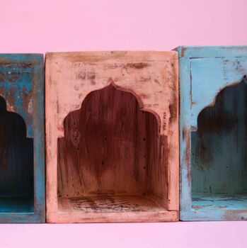 Pink Indian Arched Shelf, 4 of 12