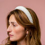 Pearl Padded Bridal Headband, thumbnail 2 of 3