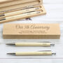Personalised Message Wooden Pen And Pencil Box Set, thumbnail 6 of 10
