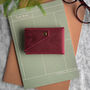 Red Bird Print Leather Wallet, thumbnail 4 of 6