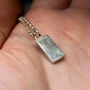 Sterling Silver Fingerprint Memorial Pendant, thumbnail 3 of 6