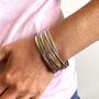 Personalised Engravable Cuff Bangle Bracelet, thumbnail 2 of 8