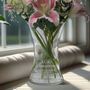 Personalised Ruby Anniversary Glass Vase, thumbnail 1 of 3