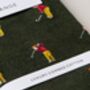 The Golfer's Giftbox – Luxury Golf Themed Socks, thumbnail 6 of 9