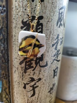 Recycled Ceramic Kintsugi Necklace, 2 of 2