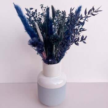 Navy Dried Flower Bunch, 3 of 3