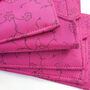 Vibrant Pink Silk Sari Purse, Fair Trade Clutch Bag, Ethically Handmade, thumbnail 6 of 6