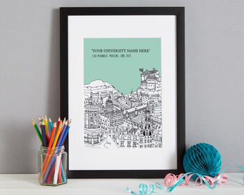Personalised Edinburgh Graduation Gift Print, 11 of 12