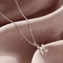 Petite Rope Initial Necklace, thumbnail 2 of 8
