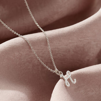 Petite Rope Initial Necklace, 2 of 8