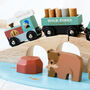 Personalised Wooden Wild Pines Train Set, thumbnail 3 of 12