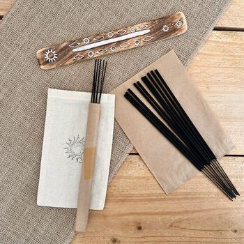 Dark Jasmine And Patchouli Hand Dipped Incense Sticks, 8 of 12