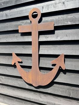 Xl Anchor Garden Decoration , Statue , Ornament , Sign , Feature, 7 of 9
