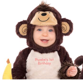 Personalised Baby's Monkey Costume, 5 of 7