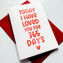 Personalised Days I've Loved You Card, thumbnail 4 of 6