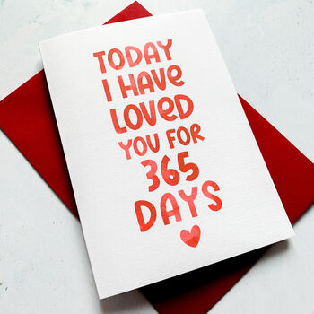 Personalised Days I've Loved You Card, 4 of 7