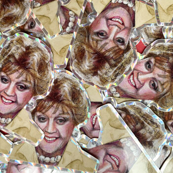 Angela Lansbury / Jessica Fletcher Holographic Sticker, 4 of 5