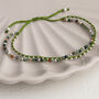 Sterling Silver Double Gemstone Friendship Bracelet, thumbnail 10 of 11