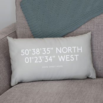 Personalised Bus Blind Style Coordinates Cushion, 2 of 9