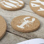 Cork Placemats And Coasters | Lobster, thumbnail 2 of 6