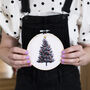 Christmas Tree Embroidery Hoop Kit, thumbnail 6 of 9