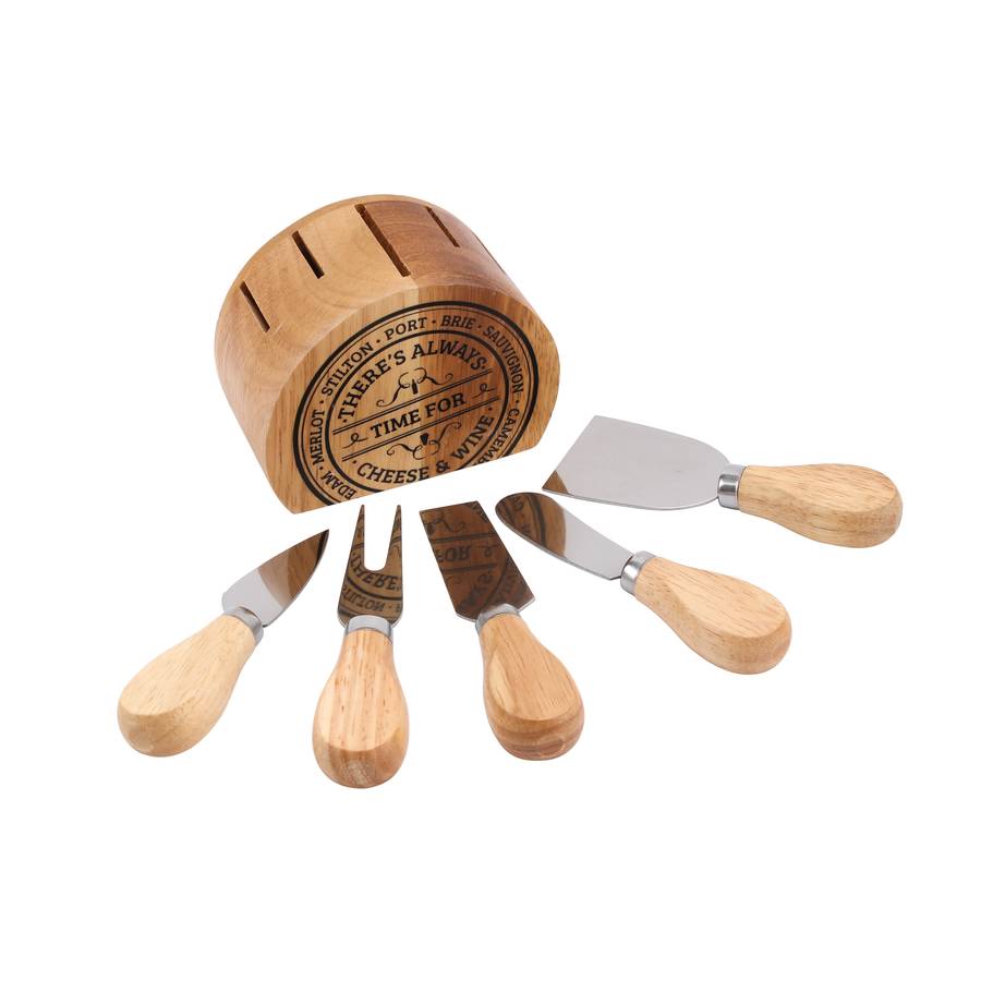 gourmet cheese knife block by the contemporary home