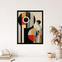 Bauhaus Beauty Stylish Abstract Modern Wall Art Print, thumbnail 4 of 6