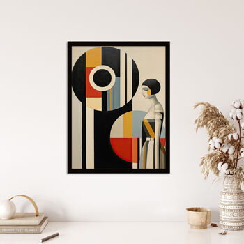 Bauhaus Beauty Stylish Abstract Modern Wall Art Print, 4 of 6