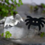 Bat And Spider Cufflinks In Sterling Silver, thumbnail 3 of 4