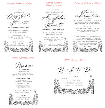 Garden Wedding Stationery Collection, 8 of 10