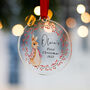 Personalised Baby Girls First Christmas Tree Decoration, thumbnail 8 of 8