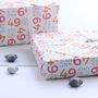 50th Birthday Wrapping Paper Set, thumbnail 9 of 11