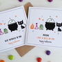 Witch Halloween Card, thumbnail 2 of 3