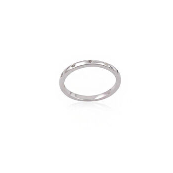 Sterling Silver Dotty Ring, 3 of 3